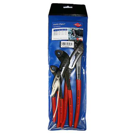 KNIPEX vandpumpetangsæt 8801 00 20 09 V03, 3 stk. 8801 180, 250 og 300 mm