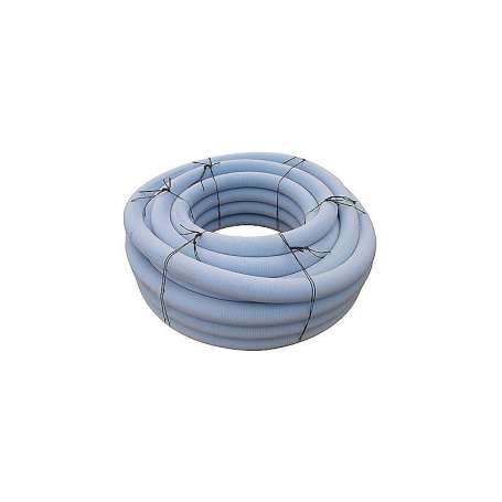 Uponor drænrør 92/80mm, 100m/rll. m/polyester, 2,3x7mm slids, blå