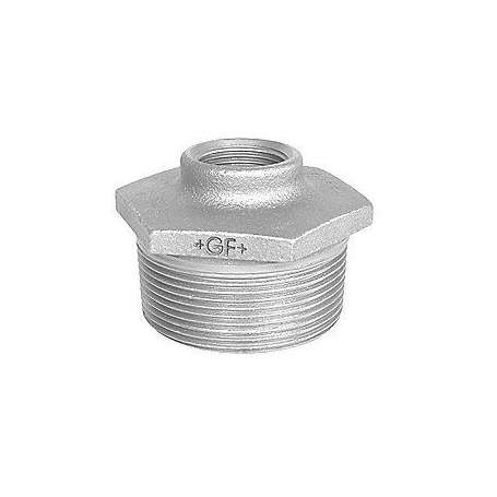 Galvaniseret nippelmuffe med gevind - 2 - ½"