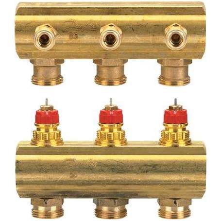 Danfoss gulvvarmemanifold FHF 3 til 3 kredse