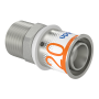 Uponor alupex preskobling muffe - udv. Gevind MLC 20 MM - 1/2''