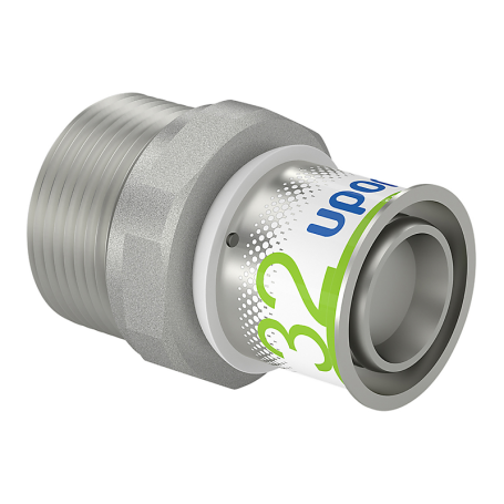 Uponor AluPEX presskobling med nippel - 32 mm x 1 ¼"