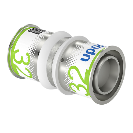 Uponor AluPEX pressmuffe - 32 x 32 mm