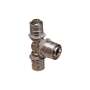 Uponor MLC AluPEX reduceret press T-stykke - 40 x 25 x 40 mm